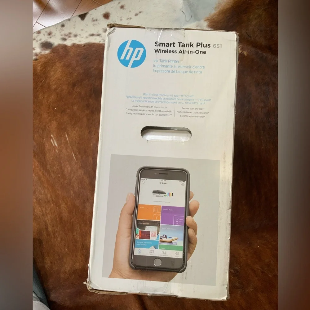 HP Smart Tank Plus 651 Wireless Printer in White